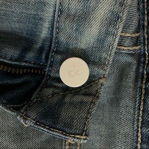 Cropped Calvin Klein denim jeans